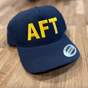 AFT Spiritus x Supdef Superior Defense ATF Navy Gold Hat